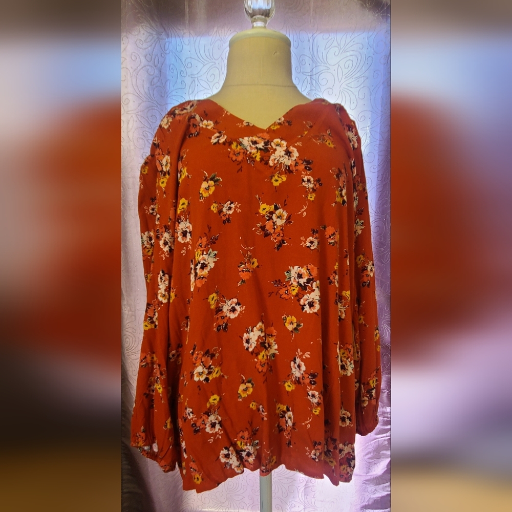 St John's Bay Floral Top